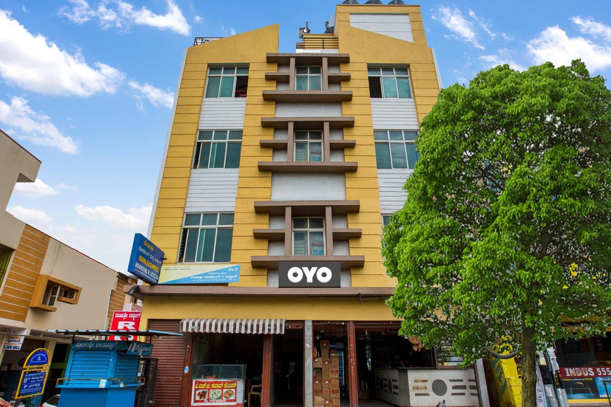 Hotel O Manjushree Boarding & Lodging Nearby Dr.Br Ambedkar Stadium Basveshwar Nagar Bangalore Eksteriør billede